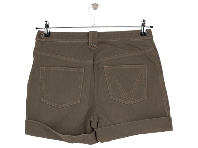 Shorts rectos caqui Vanessa Seward - vista 4