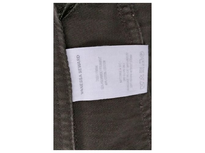 Shorts rectos caqui Vanessa Seward - vista 6