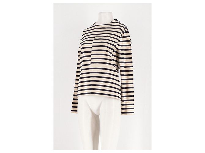 Top de algodón beige Joseph - vista 4