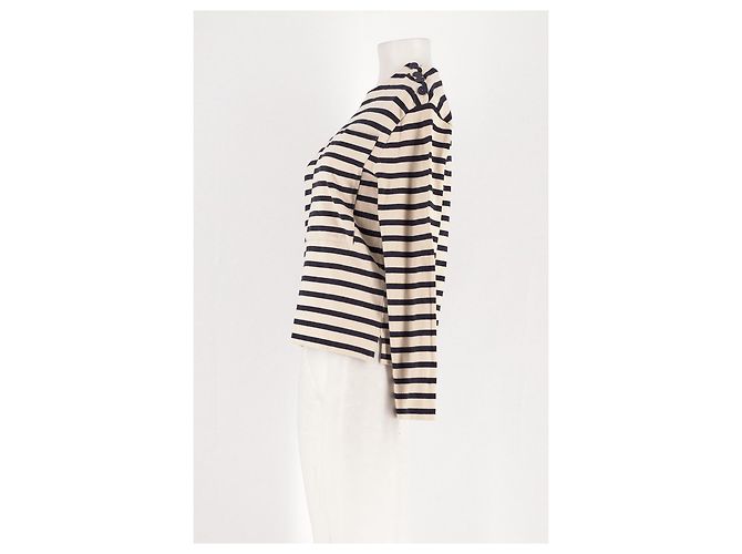 Top de algodón beige Joseph - vista 5