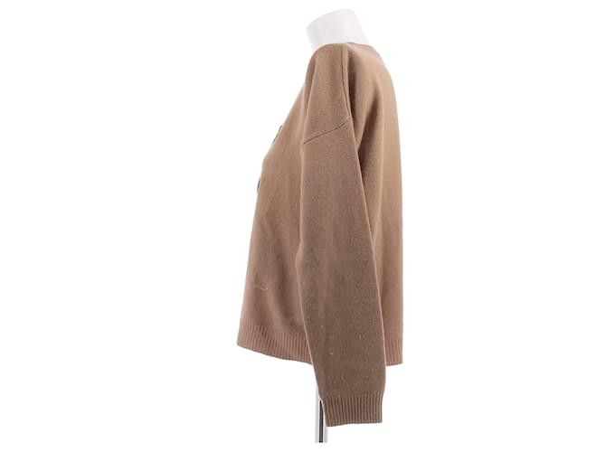 Max Mara Wollpullover Braun S - Ansicht 4