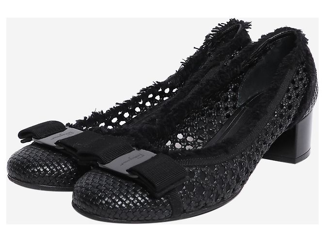 Salvatore Ferragamo Ballerine nere - size UK 5 Nero - vista 2