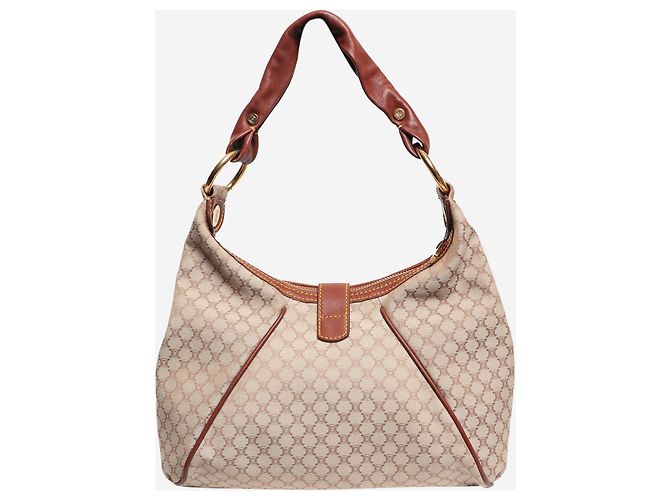 Céline Borsa in tela Macadam neutra - vista 3