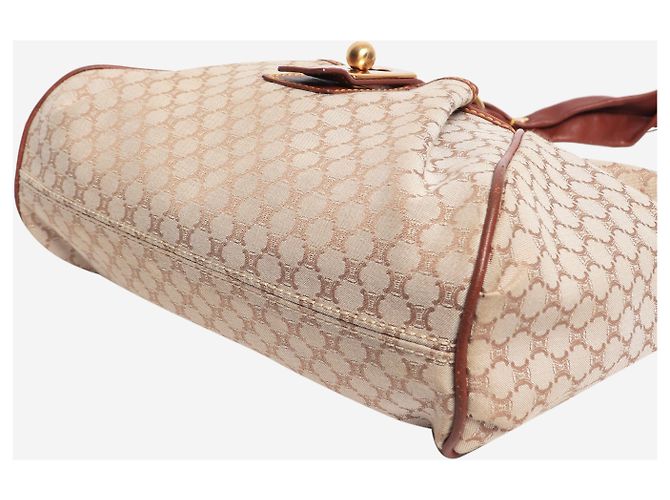 Céline Borsa in tela Macadam neutra - vista 4