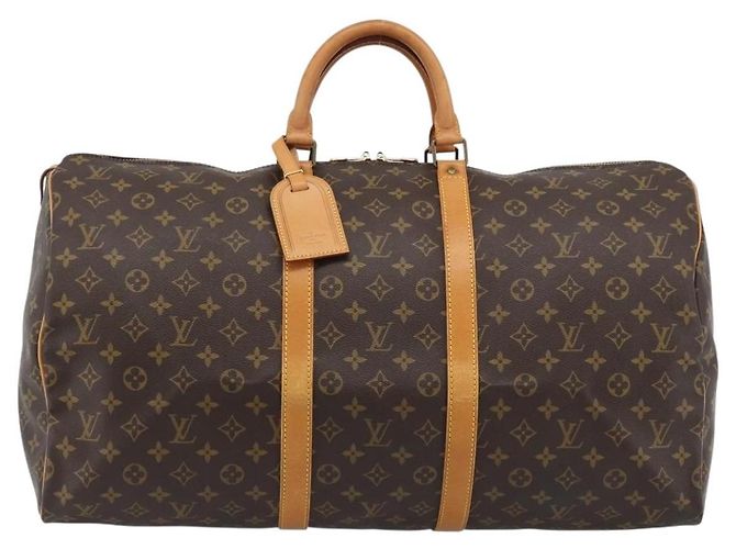 LOUIS VUITTON Monogram Keepall 55 Boston Bag M41424 LV - vista 13