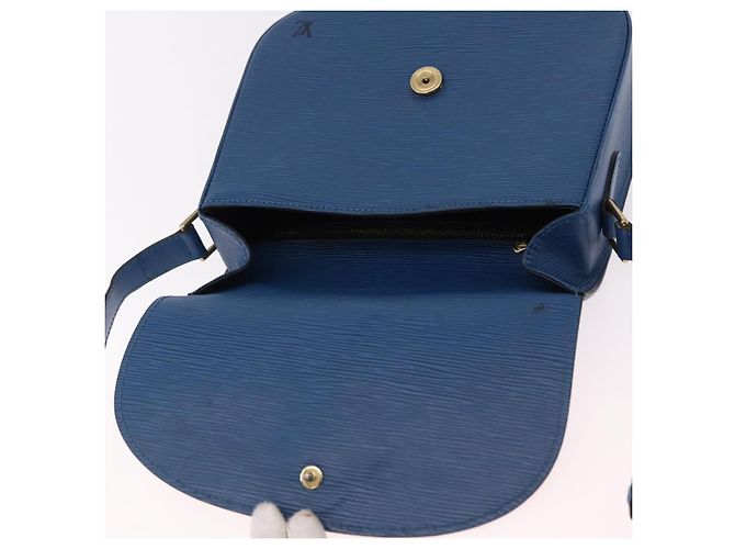 LOUIS VUITTON Epi Saint Cloud GM Shoulder Bag Toledo Blue M52195 - vista 18