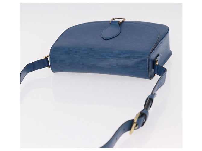 LOUIS VUITTON Epi Saint Cloud GM Shoulder Bag Toledo Blue M52195 - vista 6