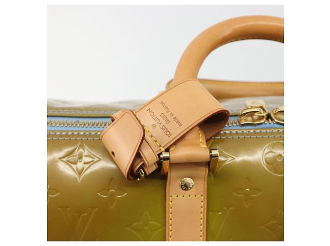 LOUIS VUITTON Monogram Vernis Mercer Boston Bag Baby Blue M91001 LV - vista 19
