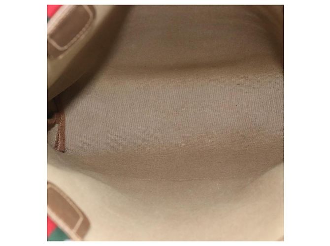 GUCCI GG Supreme Tote Bag PVC Leather Beige - vista 16