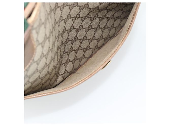 GUCCI GG Supreme Tote Bag PVC Leather Beige - vista 19
