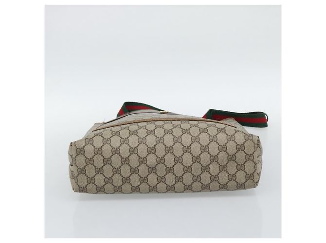GUCCI GG Supreme Tote Bag PVC Leather Beige - vista 9