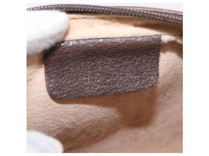 GUCCI GG Supreme Web Sherry Line Bag PVC Beige Gold 116 02 089 - vista 16