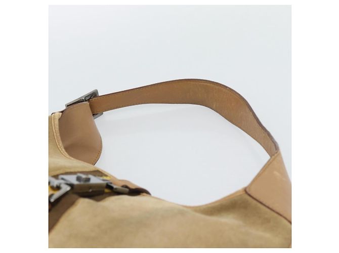 GUCCI Jackie Shoulder Bag Suede Brown Silver 001.3306 - vista 8