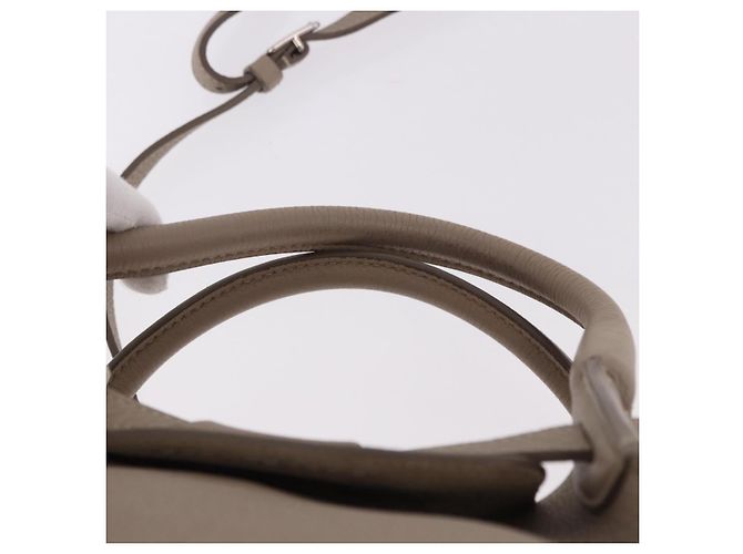 Céline CELINE Big Bag Small Hand Bag Leather Gray Silver - vista 14