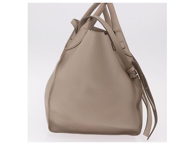 Céline CELINE Big Bag Small Hand Bag Leather Gray Silver - vista 4