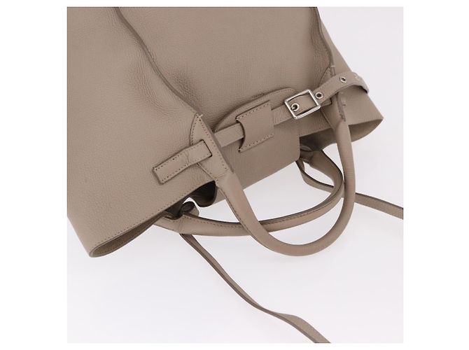 Céline CELINE Big Bag Small Hand Bag Leather Gray Silver - vista 6
