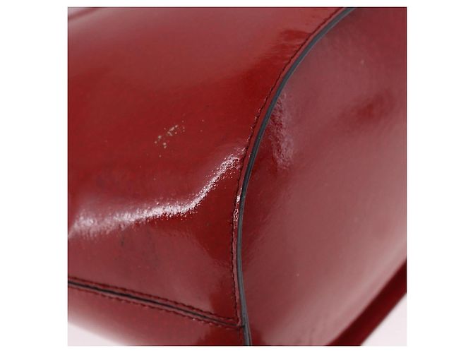 Céline CELINE Shoulder Bag Patent leather Red Gold - vista 14