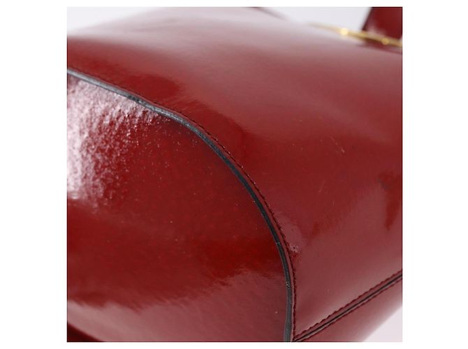 Céline CELINE Shoulder Bag Patent leather Red Gold - vista 15