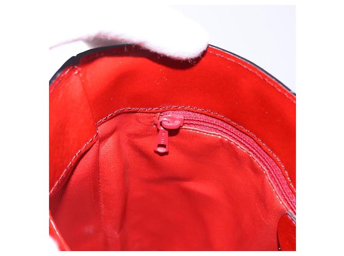 Céline CELINE Shoulder Bag Patent leather Red Gold - vista 21