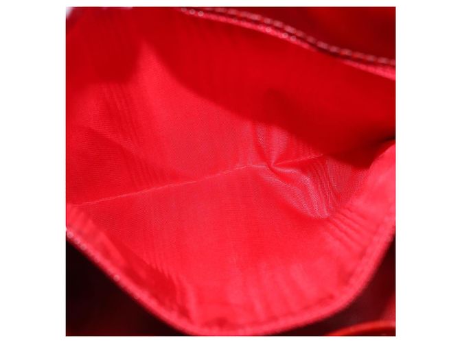 Céline CELINE Shoulder Bag Patent leather Red Gold - vista 22