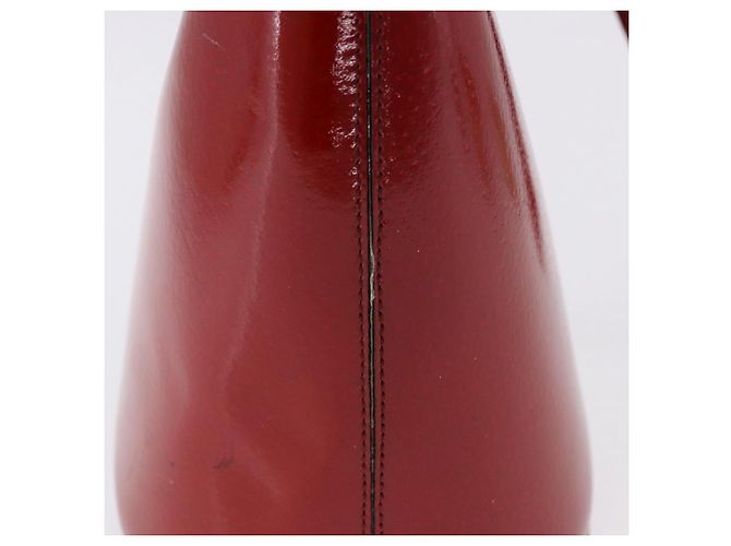 Céline CELINE Shoulder Bag Patent leather Red Gold - vista 4