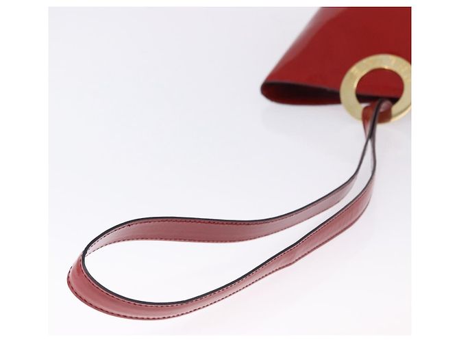 Céline CELINE Shoulder Bag Patent leather Red Gold - vista 8
