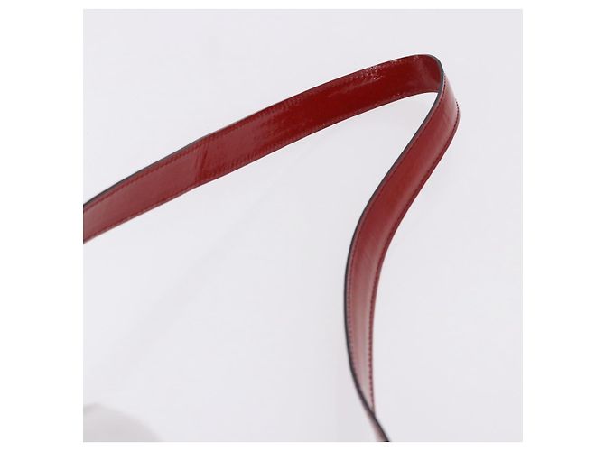 Céline CELINE Shoulder Bag Patent leather Red Gold - vista 9