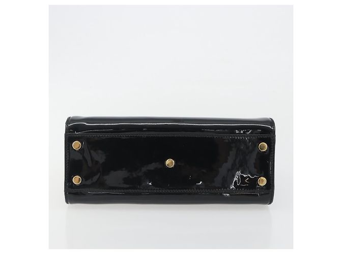 SAINT LAURENT Hand Bag Patent Leather Black Gold - vista 5