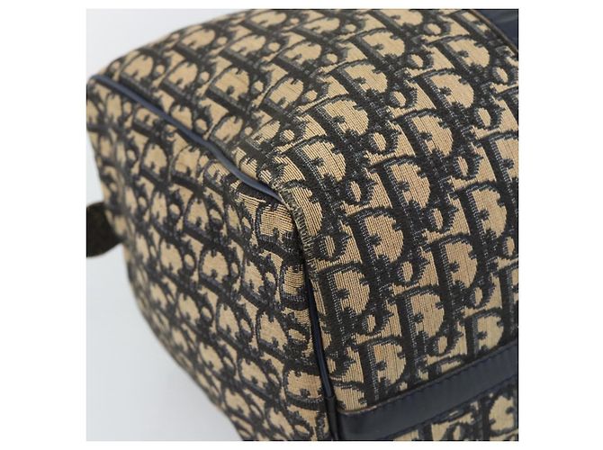 Christian Dior Trotter Canvas Boston Bag Navy Silver - vista 16