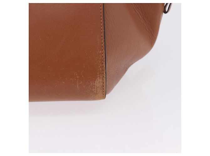 LOEWE Hammock Small Hand Bag Leather 2way Brown Silver - vista 3