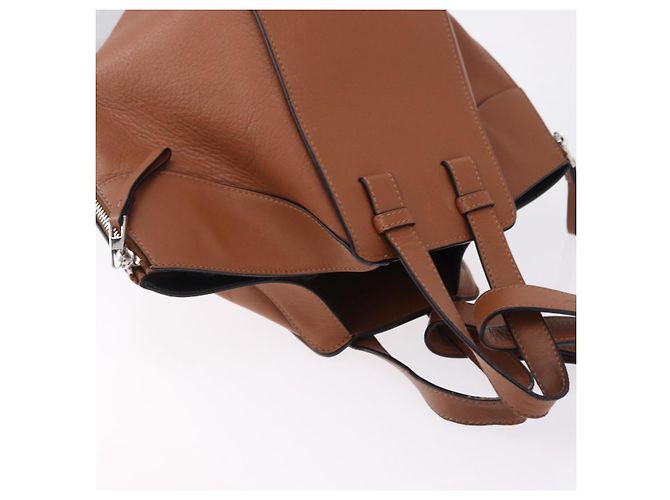 LOEWE Hammock Small Hand Bag Leather 2way Brown Silver - vista 7