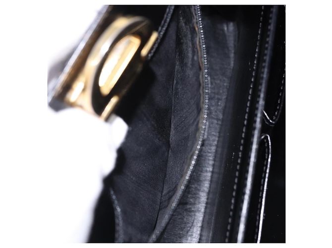 Céline CELINE Shoulder Bag Leather Black Gold - vista 23