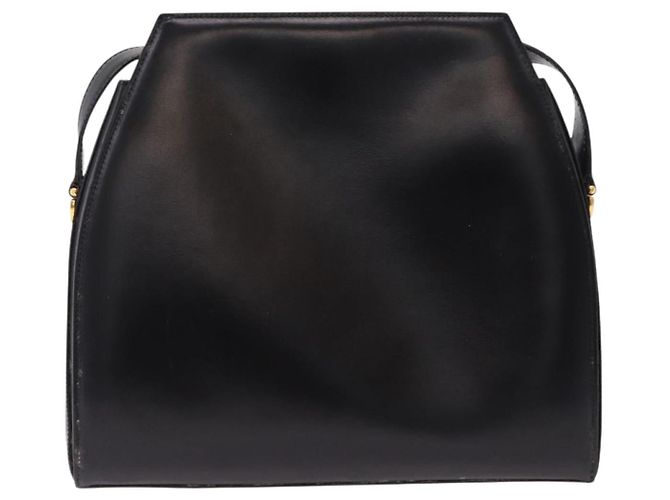 Céline CELINE Shoulder Bag Leather Black Gold - vista 3