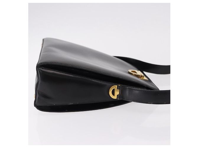 Céline CELINE Shoulder Bag Leather Black Gold - vista 4