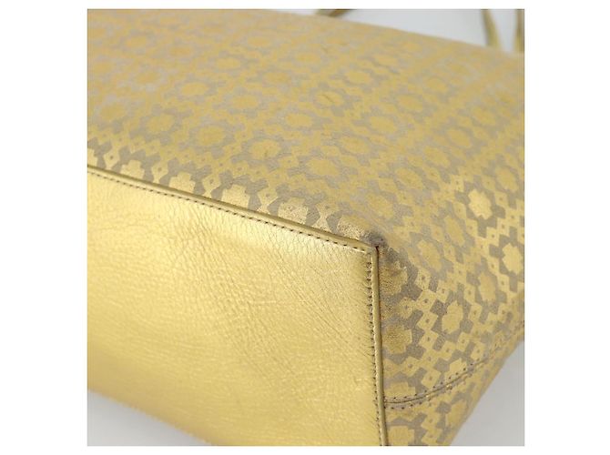 Céline CELINE Tote Bag Suede Gold - vista 10