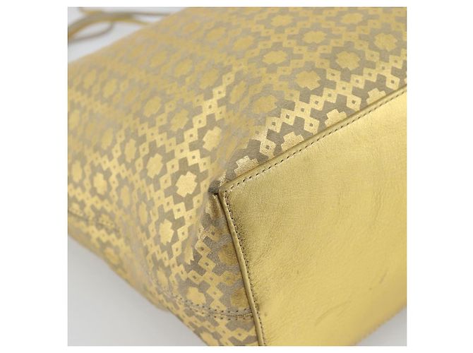 Céline CELINE Tote Bag Suede Gold - vista 11