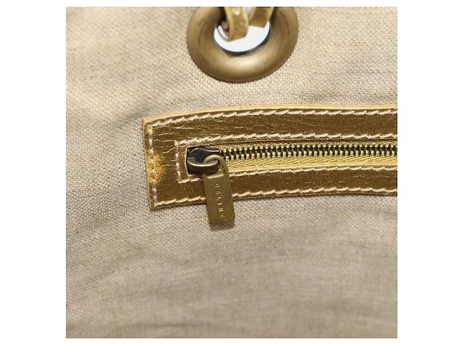 Céline CELINE Tote Bag Suede Gold - vista 18