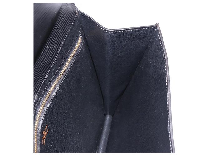 LOUIS VUITTON Epi Montaigne 27 Clutch Bag Black M52652 LV - vista 19