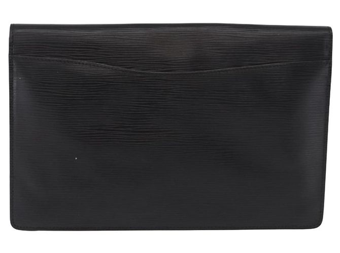 LOUIS VUITTON Epi Montaigne 27 Clutch Bag Black M52652 LV - vista 2