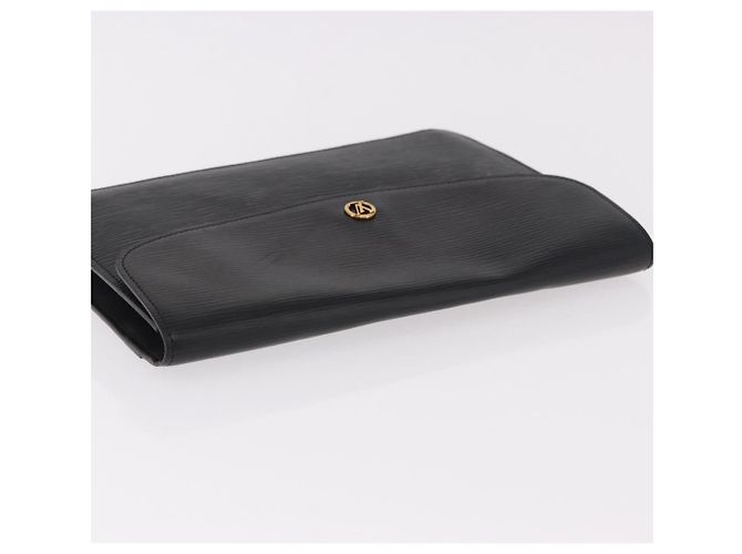 LOUIS VUITTON Epi Montaigne 27 Clutch Bag Black M52652 LV - vista 5