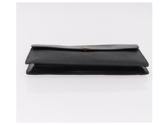 LOUIS VUITTON Epi Montaigne 27 Clutch Bag Black M52652 LV - vista 6