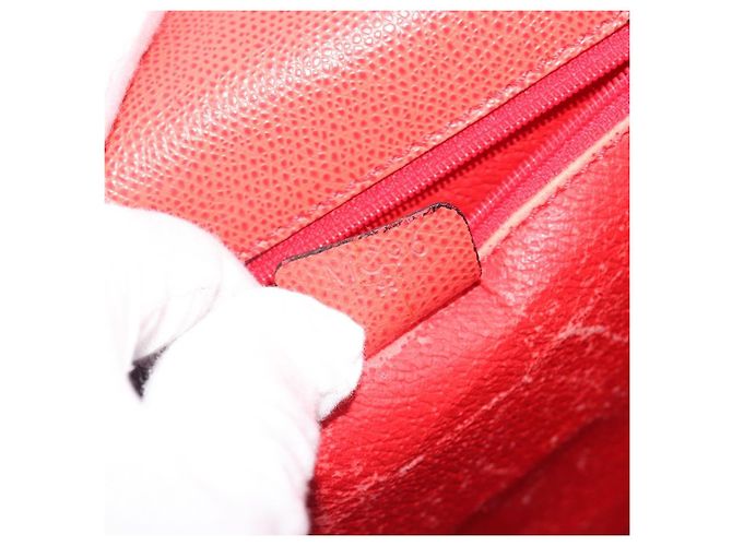 Céline CELINE Hand Bag Leather 2way Red Gold - vista 12