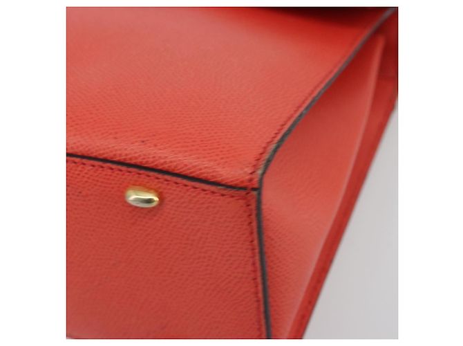 Céline CELINE Hand Bag Leather 2way Red Gold - vista 16