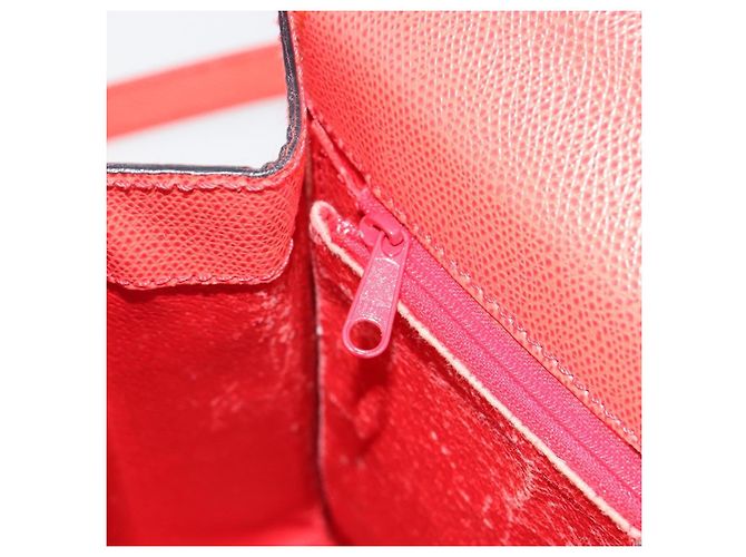 Céline CELINE Hand Bag Leather 2way Red Gold - vista 25