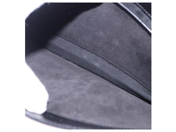 GUCCI Shoulder Bag Leather Black Gold - vista 21