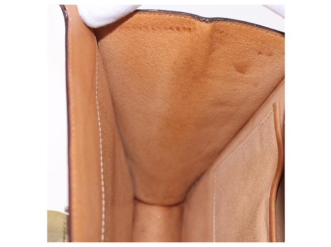 Céline CELINE Macadam Canvas Medallion Hand Bag PVC Leather Brown Gold - vista 20