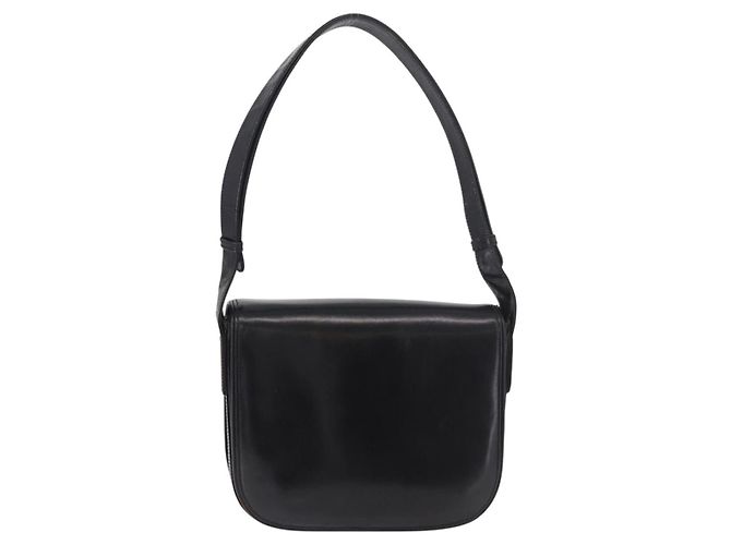 GUCCI Handtasche Leder Schwarz Gold - Ansicht 3