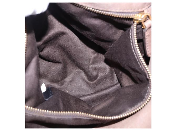 Miu Miu Hand Bag Leather 2way Beige Gold - vista 24