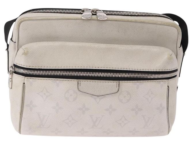 LOUIS VUITTON Tiger Lama Monogram Alpha Messenger Bag White M31069 - vista 13
