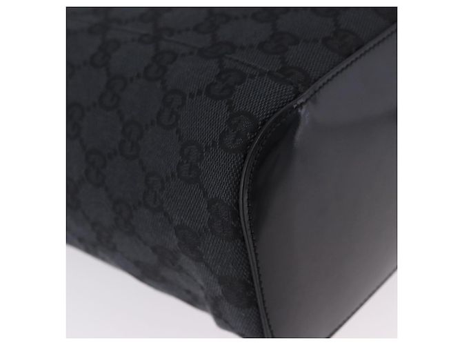GUCCI GG Canvas Shoulder Bag Black Silver 001 3750 - vista 12